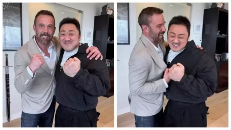 Ma Dong-seok & Ben Affleck Unite for Hollywood Blockbuster! Fan Frenzy Erupts Over Actor Photos