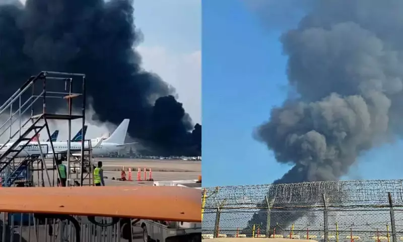 Major Fire Erupts at Dhaka's Shahjalal Airport, Cargo Operations Suspended | TOI