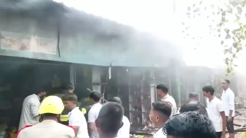 Massive Fire Ravages Bhubaneswar Market, 30 Shops Destroyed in Crore-Rupee Blaze