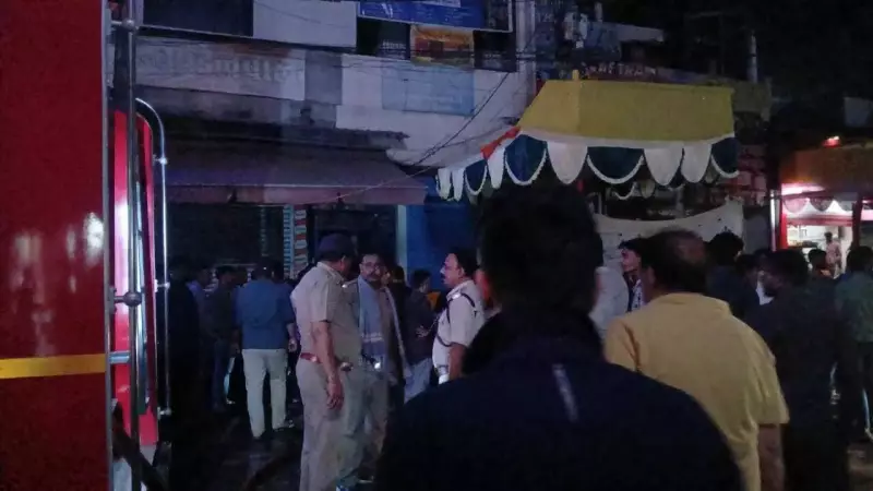 Massive Inferno Engulfs Khandelwal Market in Hazaribag, Causing ₹1 Crore in Damages