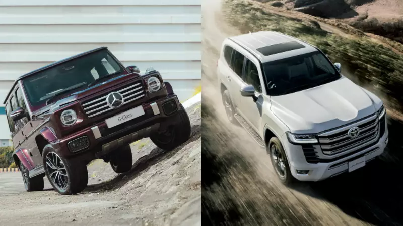 Mercedes G450d vs Toyota Land Cruiser 300: Ultimate Luxury SUV Battle in India - Price, Specs & Performance Compared