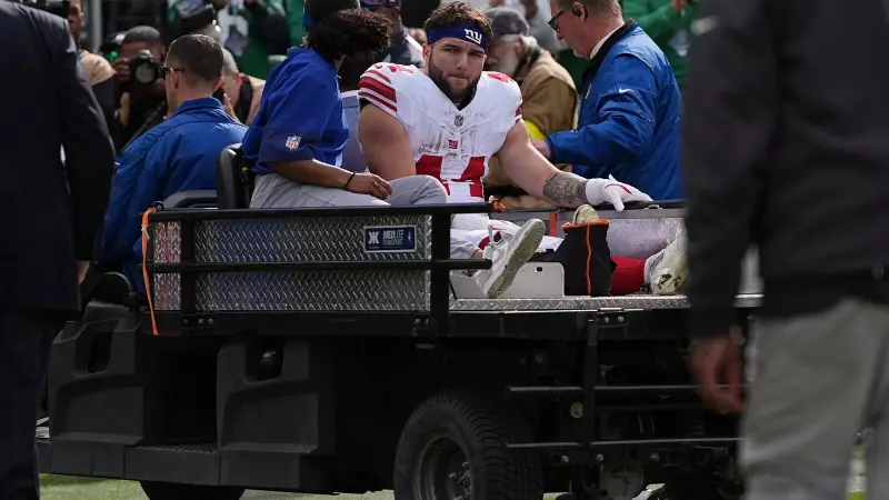 New York Giants Rookie Cam Skattebo Suffers Serious Leg Injury Against Eagles | Shocking Sideline Moment