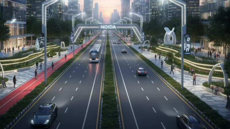 Noida's Sector 126 Gets ₹4.5 Crore Smart Road Makeover - Pedestrian-Friendly & Green Design Unveiled!