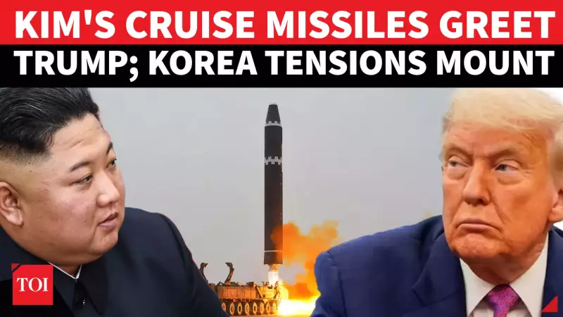 North Korea Fires Cruise Missiles Hours Before Trump's APEC Summit Arrival | Tense Timing