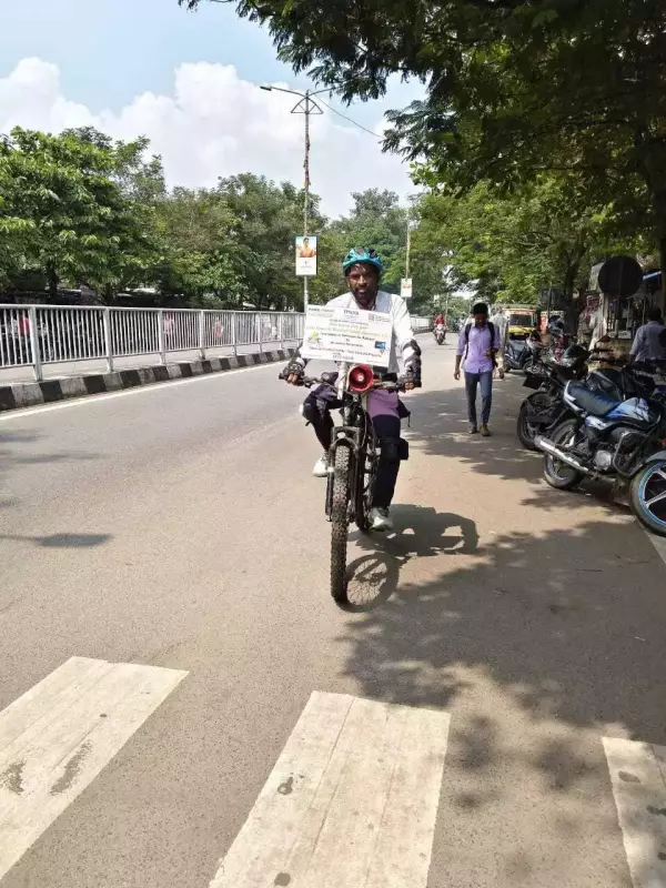 Odisha Engineer Cycles 640km in Epic Green Energy Mission | Inspiring Climate Action