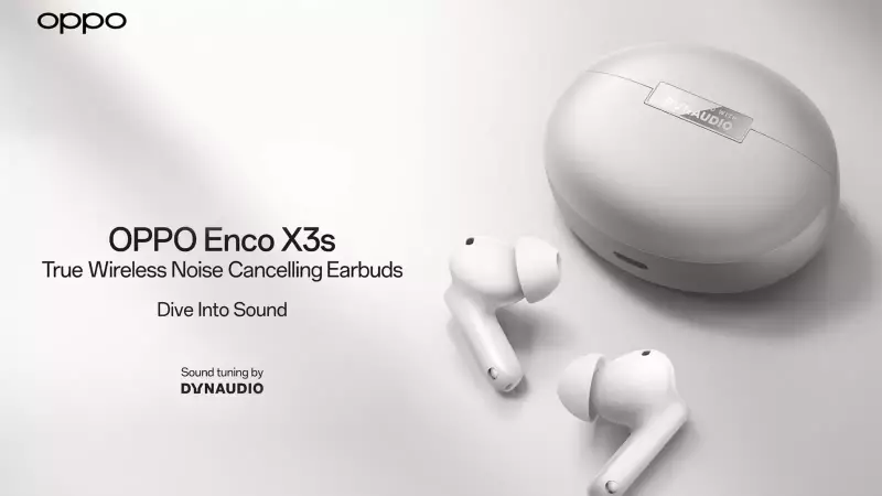 Oppo Enco X3s Launch: 55dB Voice ANC, Dynaudio Tuning & 45-Hour Battery Life Redefine TWS Experience