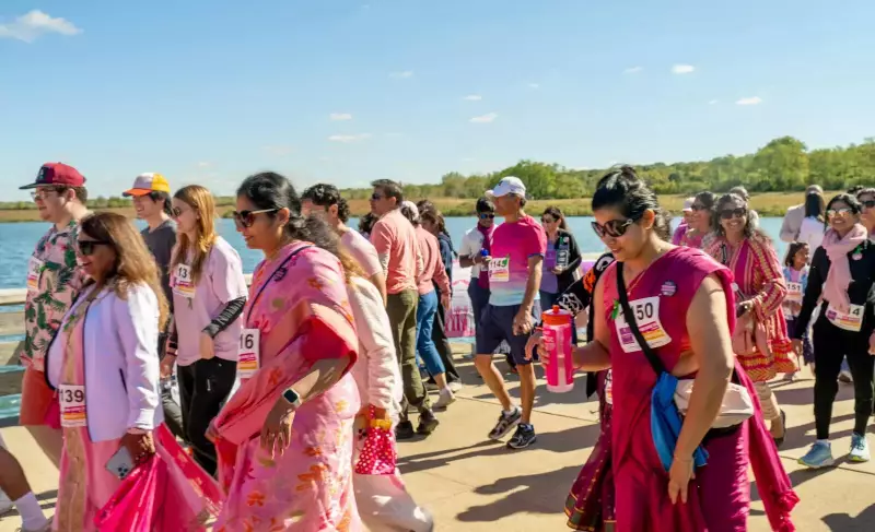 Pink Sari 5K Run in Chicago Unites Communities for Breast Cancer & Mental Health Awareness