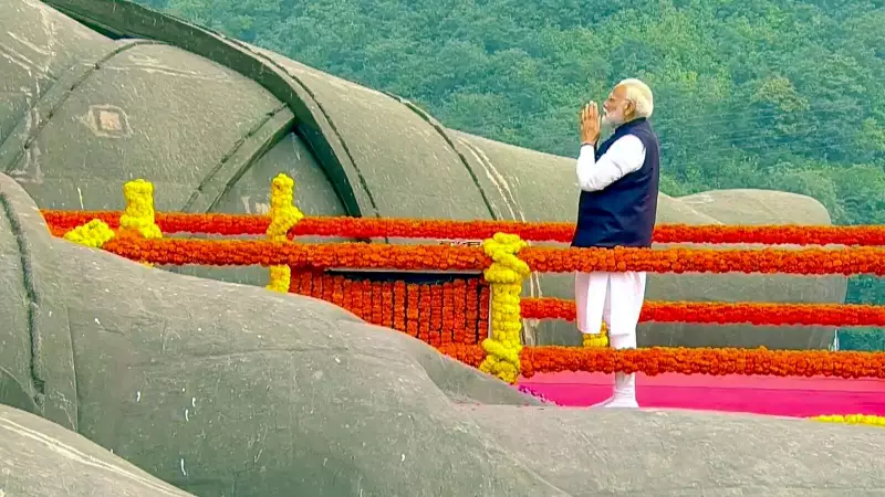 PM Modi Honors Sardar Patel's 150th Birth Anniversary at Statue of Unity | Live Coverage