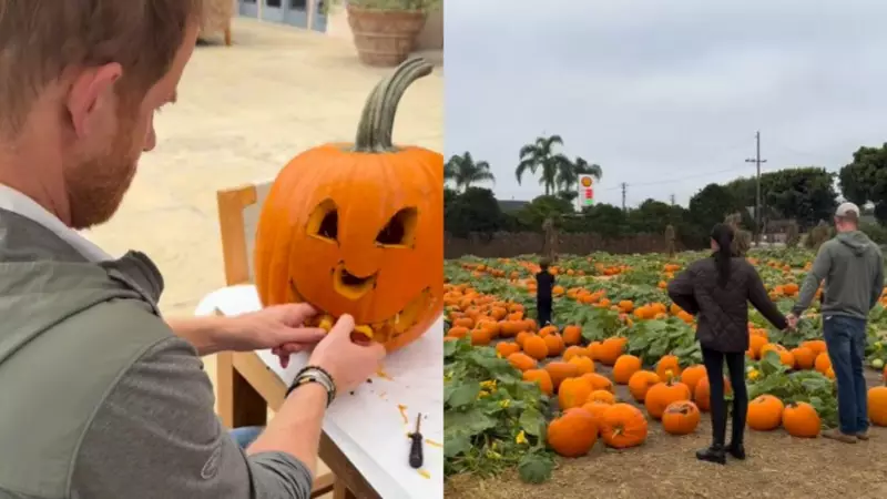 Prince Harry's Pumpkin Carving Debut! Meghan Markle Reveals Their Family's Magical Halloween Celebrations