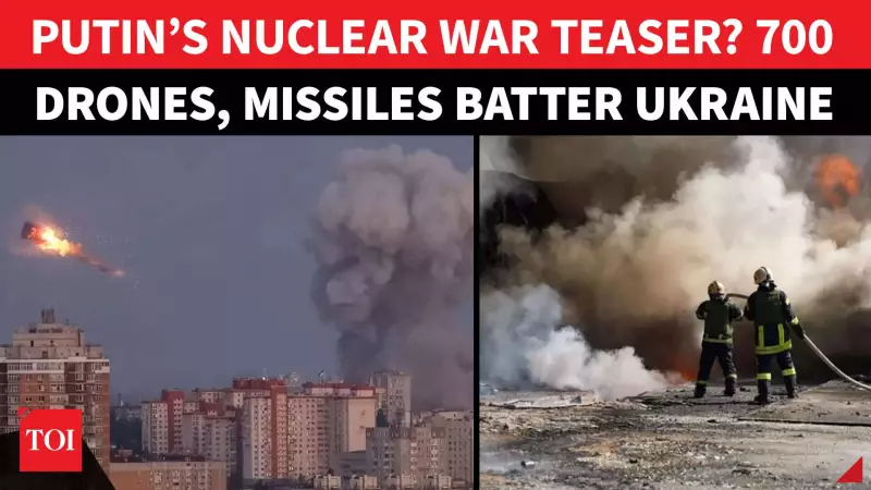 Putin Unleashes Hell: 700 Russian Missiles & Drones Rain Down on Ukraine After Burevestnik & Poseidon Tests
