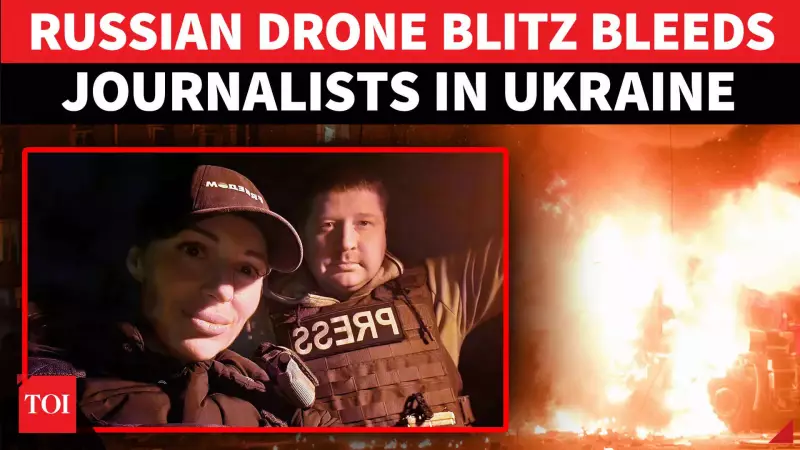 Putin's Fiery Retaliation: Russian Drones Target Journalist's Car in Escalating Tensions