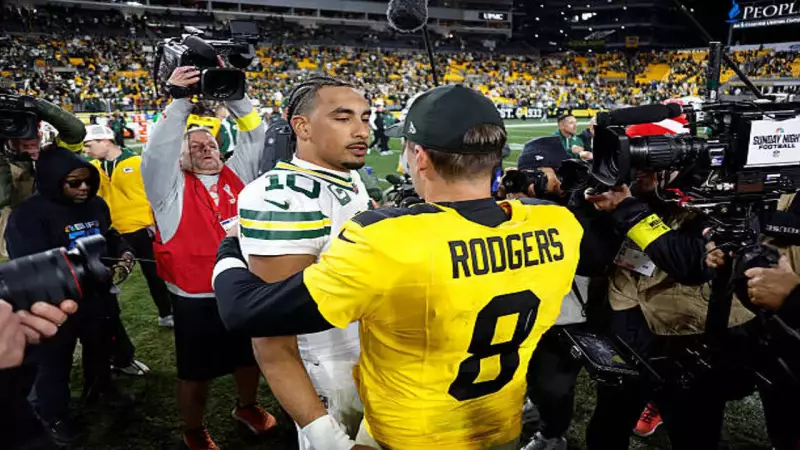 Rodgers & Love's Heartwarming Sideline Moment Goes Viral After Packers Triumph Over Steelers