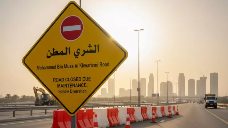 Sharjah's Key Mohammed Bin Musa Al Khwarizmi Road Closure Extended Until October 19 - Detour Routes Revealed