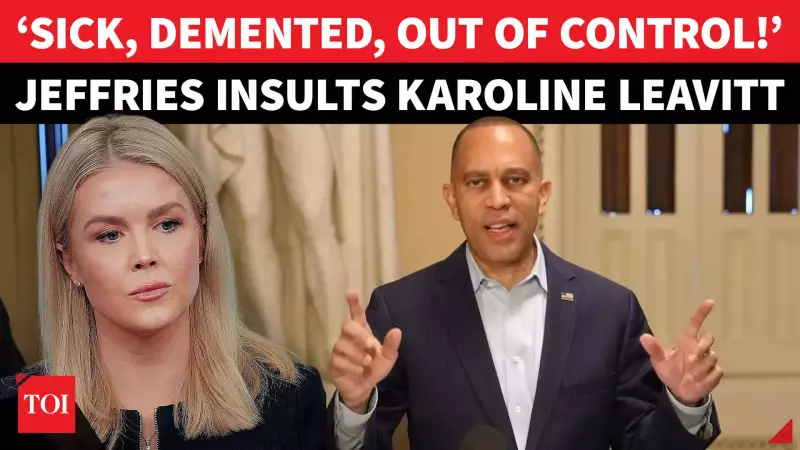 Shocking Confrontation: Hakeem Jeffries Publicly Slams Karoline Leavitt in Heated Exchange | Viral Video