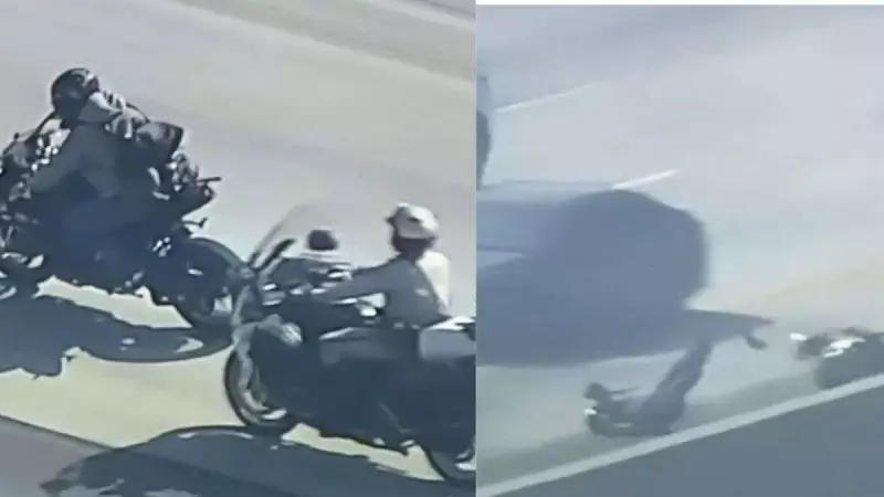 Shocking Video: High-Speed Chase Ends as Cop-Killing Suspect Wiped Out on California Highway | India TV