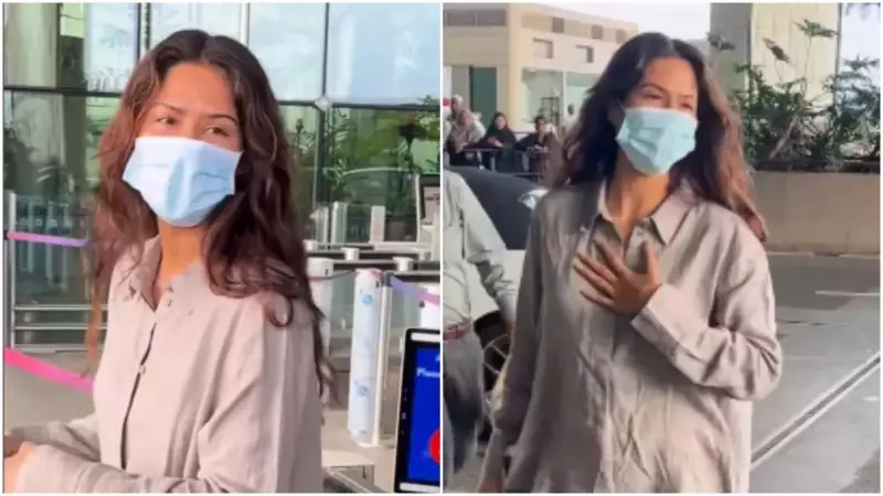 Sonam Bajwa's Mumbai Airport Moment Goes Viral: 'Subah 7 Baje Kaunsa Photo?' Creates Buzz Online