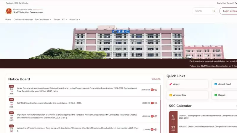 SSC CHSL 2025 Exam: Self Slot Selection Process Begins Today - Choose Your Exam City & Shift Now!