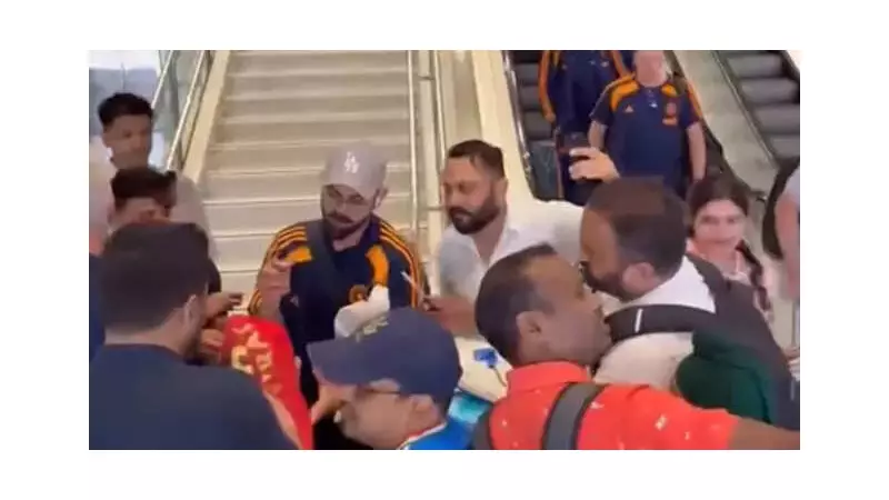 Sydney Airport Erupts! Virat Kohli Mobbed by Ecstatic Fans Despite ODI Series Struggles | WATCH