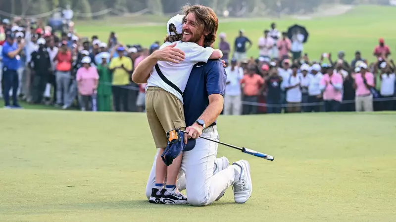 Tommy Fleetwood Clinches DP World India Championship 2025 With Emotional Son's Embrace | Watch Heartwarming Video