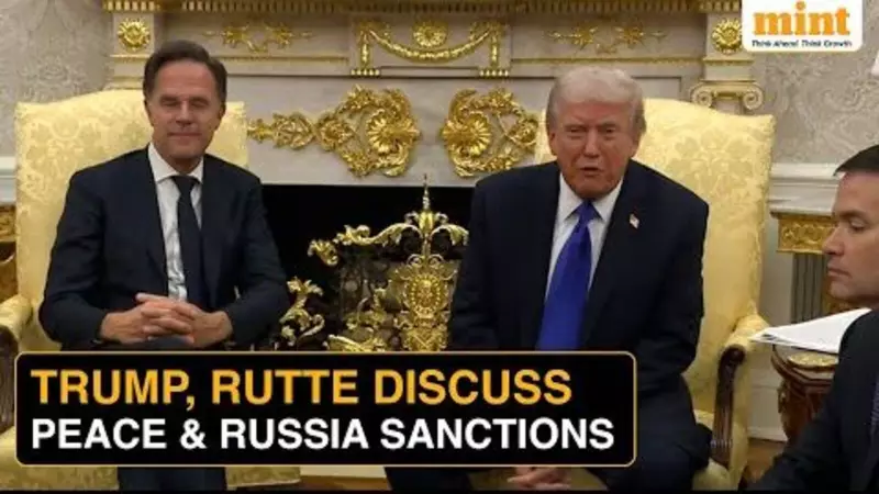 Trump and Dutch PM Rutte Forge Ukraine Peace Path as US Slams Russia's Oil Titans with Crippling Sanctions