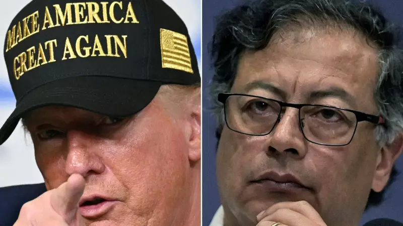 Trump Launches Fiery Attack on Colombian President, Accuses Him of Backing Drug Trade