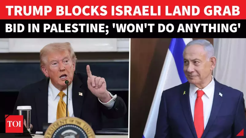 Trump Stuns with Rare Pro-Palestine Stance, Backs Arab Position on West Bank
