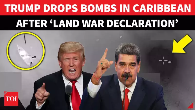 US Military Conducts Bombing Drills Near Venezuela Following Trump's Land War Declaration | Shocks Maduro Government