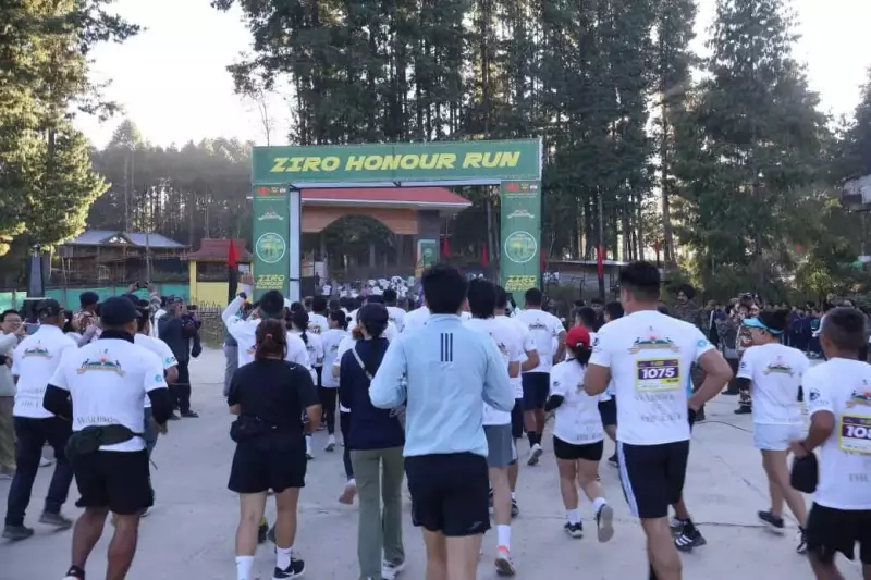 Ziro Honour Run 2024: Arunachal's Spectacular Display of Unity & Patriotism