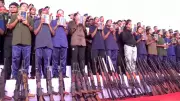 208 Naxals Surrender in Chhattisgarh: Dandakaranya North Bastar Declared Free From Red Terror