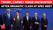 Awkward APEC Summit Moment: Trump and Carney's Tense Encounter Goes Viral | Watch Video