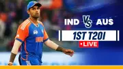 India vs Australia 1st T20: Suryakumar Yadav's Blazing 50 Powers India to Thrilling Victory at Manuka Oval