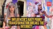 Influencer's ₹3.3 Lakh Katy Perry Halloween Transformation Stuns Internet: Can You Spot the Difference?