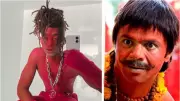 Jaden Smith's 'Chhote Pandit' Look Sparks Hilarious Bhool Bhulaiyaa Meme Fest | Beti Pushpa Trend Explodes