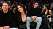 Justin Herbert and Madison Beer Spotted Celebrating NFL Win at Lakers Game!