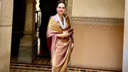 Maharani Radhikaraje Gaekwad's Coffee Kanjeevaram Saree: A Masterclass in Royal Indian Elegance
