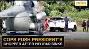 President Murmu's Chopper Landing Goes Wrong as Kerala Helipad Sinks | Shocking Video