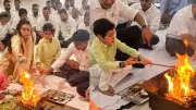 Priya Kapur's Spiritual Shield: Performs Hawan with Son Azarius Amid Legal Battle with Karisma Kapoor's Children