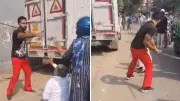 Shocking Iron Rod Attack in Delhi Caught on Camera: Victim Brutally Assaulted on Busy Road