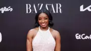 Simone Biles Stuns in Silver at Harper's Bazaar Women of the Year Awards 2025, Supports Husband Jonathan Owens