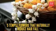 Stop Hair Fall Naturally: 5 Sacred Temple Flowers That Actually Work