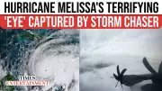 Storm Chaser Films Terrifying Eye of Category 5 Hurricane Melissa as Monster Storm Ravages Jamaica