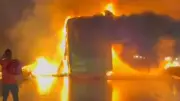 Tragic Bus Inferno in Andhra Pradesh: Multiple Fatalities Feared as Vehicle Carrying 42 Passengers Engulfed in Flames