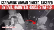 Turkey Terror: Haunted House Staff Strangle & Taser Visitor in Shocking CCTV Footage | Times of India