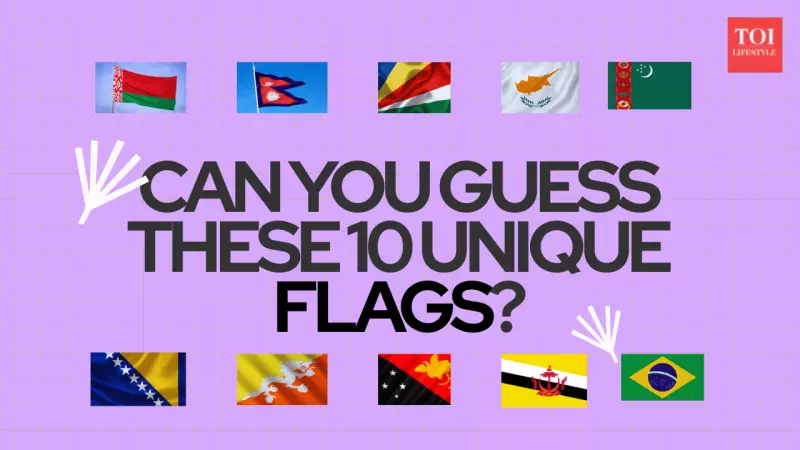 10 Most Unique National Flags in the World - How Many Do You Know?