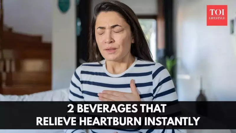 2 Drinks for Instant Heartburn Relief, Says Harvard Gastroenterologist
