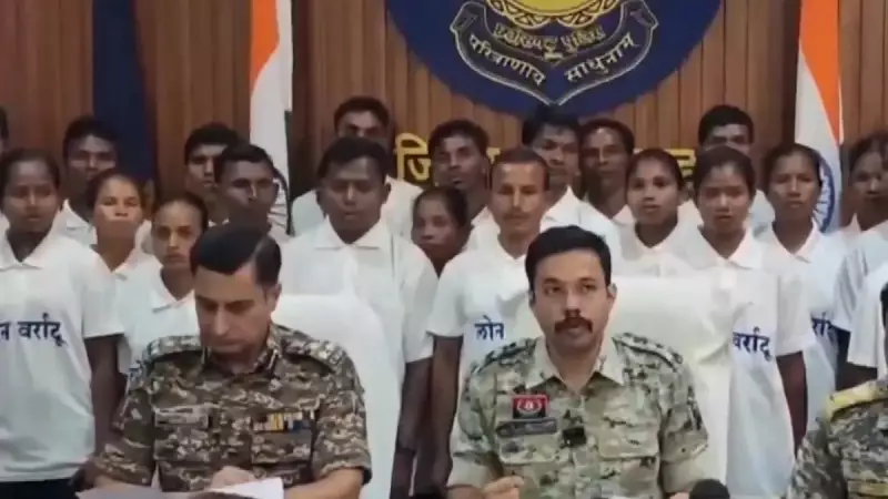 37 Naxals Including 27 with Bounties Surrender in Chhattisgarh's Dantewada