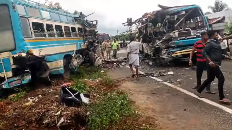 6 Killed in Tenkasi Bus Collision: 5 Women Among Dead