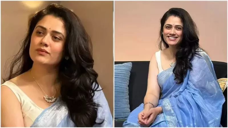 6 Surprising Facts About Girija Oak Godbole, The Viral Blue Saree Star