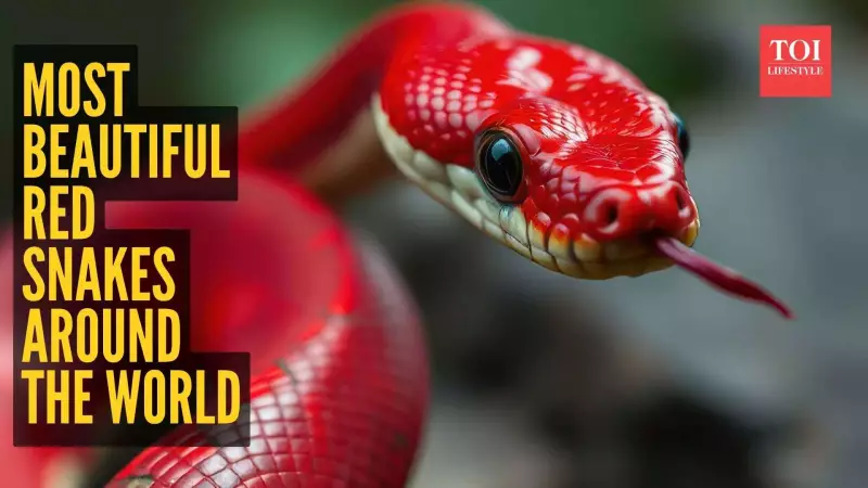 8 Stunning Red Snakes: Nature's Scarlet Jewels Around the World
