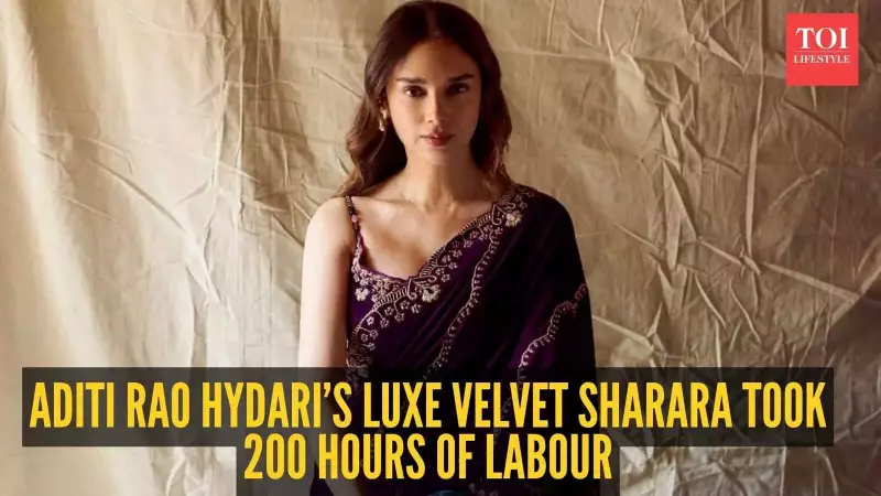 Aditi Rao Hydari's Royal Sharara Saree: A 200-Hour Masterpiece That's Breaking the Internet!